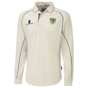 Bolton by Bowland CC - Premier Long Sleeve Green Trim Shirt