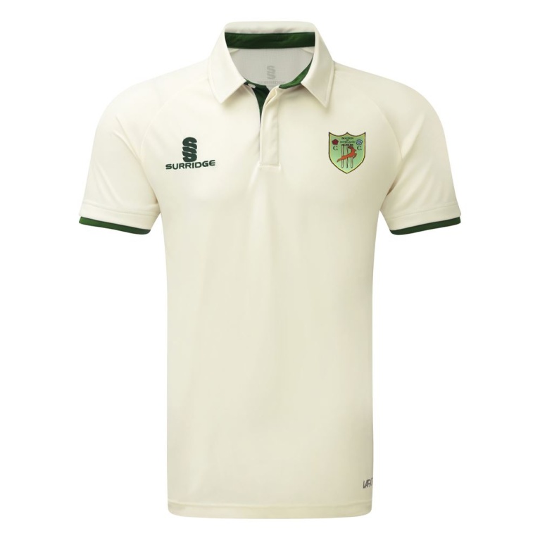 Bolton by Bowland CC - Ergo Short Sleeve Green Trim Shirt