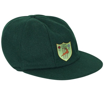Baggy Cricket Cap - Bottle Green