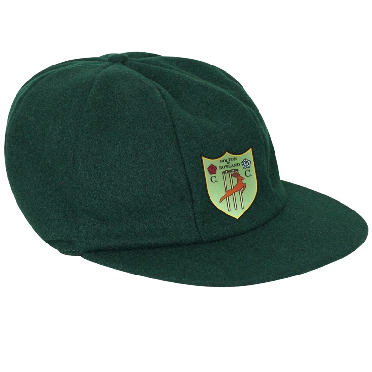Baggy Cricket Cap - Bottle Green