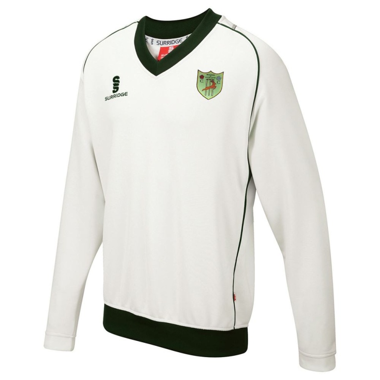 Bolton by Bowland CC - Long Sleeve Sweater Green Trim