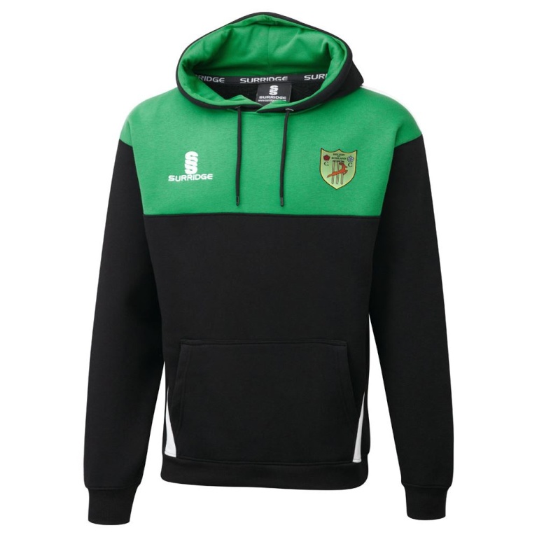 Bolton by Bowland CC - Blade Hoody : Black / Emerald / White